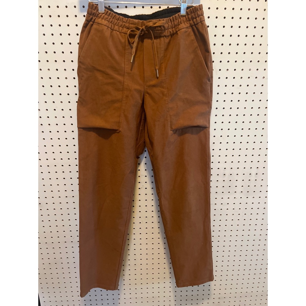 Lululemon Bowline Pants Mens Small Gorpcore Utilitech Drawstring Burnt Caramel